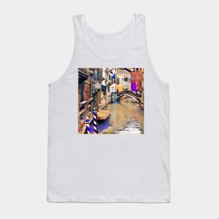 Venice Canal with Bridge Tank Top